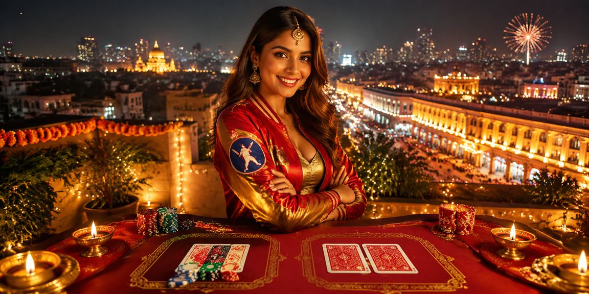 Festive Diwali cricket betting scene at Connaught Place Delhi