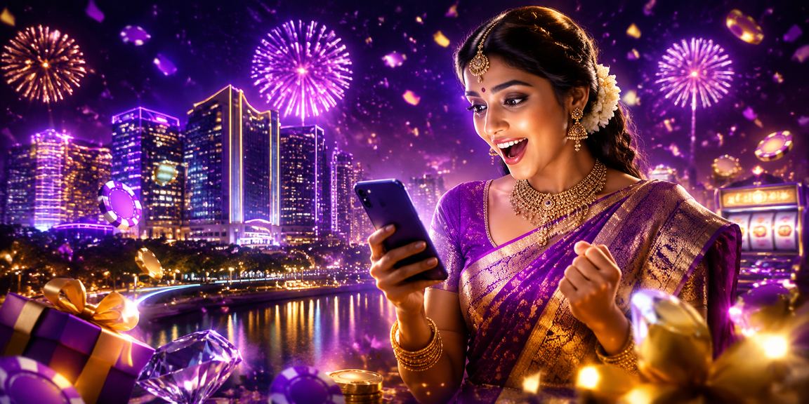 Live casino dealer hosting a game streamed on mobile device in India